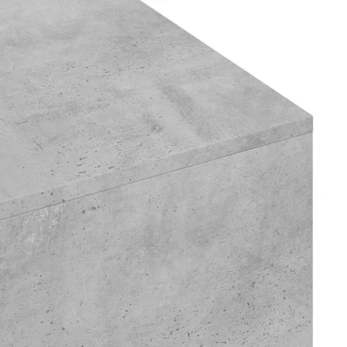  betonszürke szerelt fa dohányzóasztal 100x49,5x31 cm