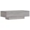  szürke sonoma szerelt fa dohányzóasztal 100x49,5x31 cm