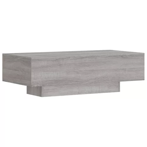  szürke sonoma szerelt fa dohányzóasztal 100x49,5x31 cm