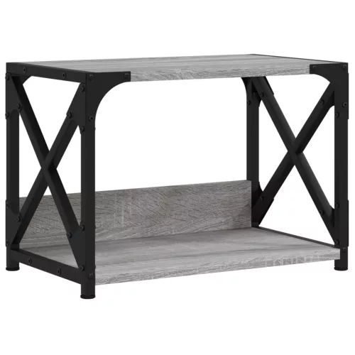  2 szintes szürke sonoma színű nyomtatóállvány 44 x 26 x 31,5 cm