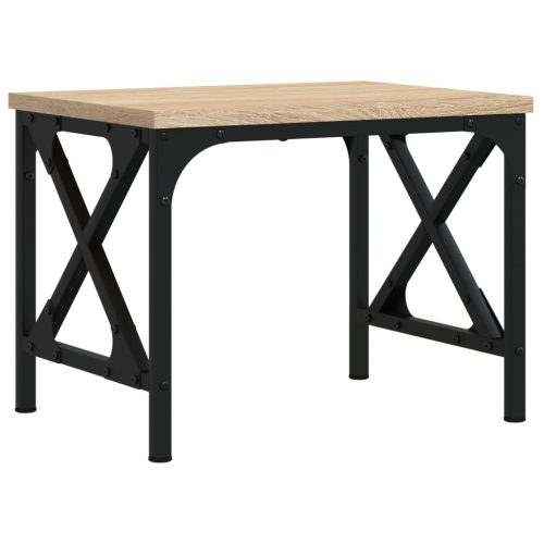  sonoma tölgy színű szerelt fa nyomtatóállvány 40 x 30 x 31 cm