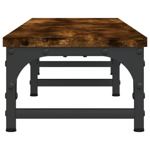  füstös tölgy színű szerelt fa monitorállvány 105 x 23 x 15,5 cm