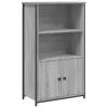  szürke sonoma szerelt fa magasszekrény 62 x 32 x 103,5 cm