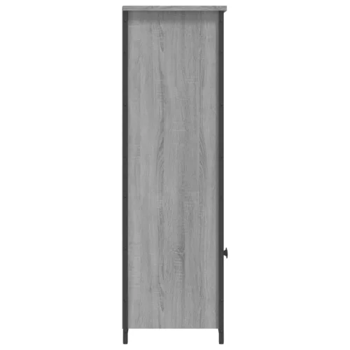  szürke sonoma szerelt fa magasszekrény 62 x 32 x 103,5 cm