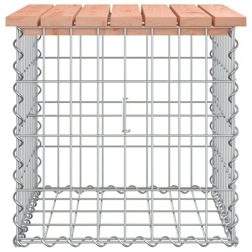  tömör duglászfenyő gabion kerti pad 43x44x42 cm
