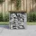  impregnált fenyőfa gabion kerti pad 43 x 44 x 42 cm