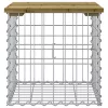  impregnált fenyőfa gabion kerti pad 43 x 44 x 42 cm