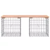  tömör duglászfenyő gabion kerti pad 103x44x42 cm