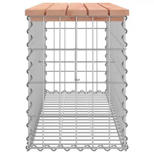  tömör duglászfenyő gabion kerti pad 103x31,5x42 cm