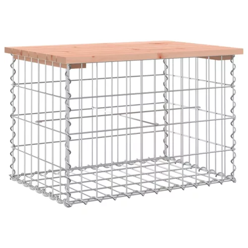  tömör duglászfenyő gabion kerti pad 63x44x42 cm