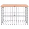  tömör duglászfenyő gabion kerti pad 63x44x42 cm