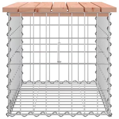  tömör duglászfenyő gabion kerti pad 63x44x42 cm