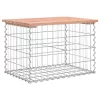  tömör duglászfenyő gabion kerti pad 63x44x42 cm