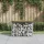  impregnált fenyőfa gabion kerti pad 63 x 44 x 42 cm