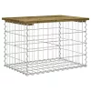  impregnált fenyőfa gabion kerti pad 63 x 44 x 42 cm