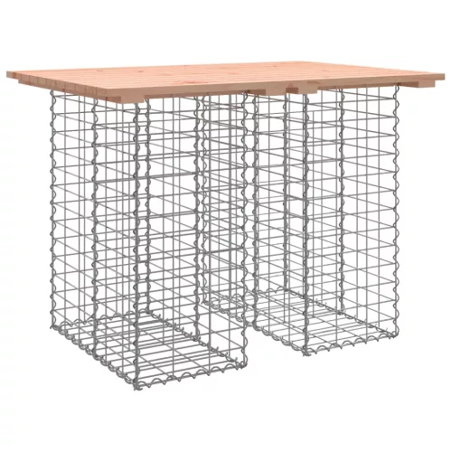  tömör duglászfenyő gabion kerti pad 100x70x72 cm