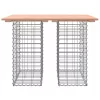  tömör duglászfenyő gabion kerti pad 100x70x72 cm