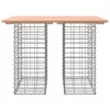  tömör duglászfenyő gabion kerti pad 100x70x72 cm