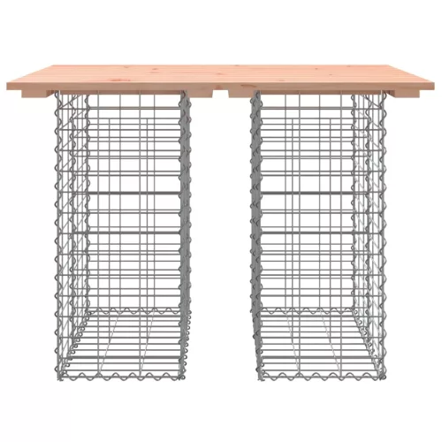  tömör duglászfenyő gabion kerti pad 100x70x72 cm