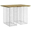  impregnált fenyőfa gabion kerti pad 100 x 70 x 72 cm