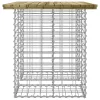  impregnált fenyőfa gabion kerti pad 100 x 70 x 72 cm