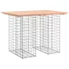  tömör duglászfenyő gabion kerti pad 100x70x72 cm