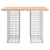  tömör duglászfenyő gabion kerti pad 100x70x72 cm