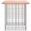  tömör duglászfenyő gabion kerti pad 100x70x72 cm