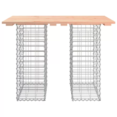  tömör duglászfenyő gabion kerti pad 100x70x72 cm