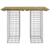  impregnált fenyőfa gabion kerti pad 100 x 70 x 72 cm