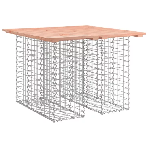  tömör duglászfenyő gabion kerti pad 100x102x72 cm