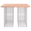  tömör duglászfenyő gabion kerti pad 100x102x72 cm