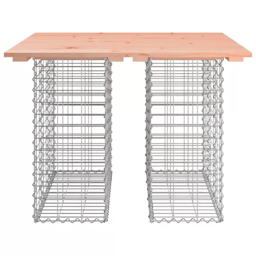 tömör duglászfenyő gabion kerti pad 100x102x72 cm