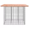  tömör duglászfenyő gabion kerti pad 100x102x72 cm