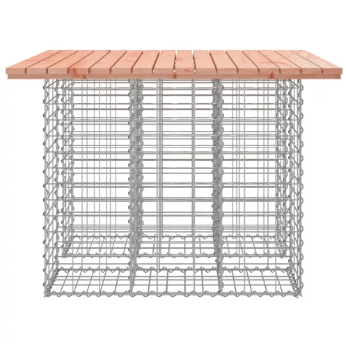 tömör duglászfenyő gabion kerti pad 100x102x72 cm