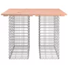  tömör duglászfenyő gabion kerti pad 100x102x72 cm
