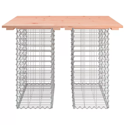  tömör duglászfenyő gabion kerti pad 100x102x72 cm