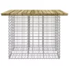 impregnált fenyőfa gabion kerti pad 100 x 102 x 72 cm
