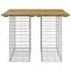  impregnált fenyőfa gabion kerti pad 100 x 102 x 72 cm