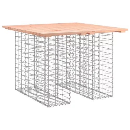  tömör duglászfenyő gabion kerti pad 100x102x72 cm