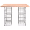  tömör duglászfenyő gabion kerti pad 100x102x72 cm