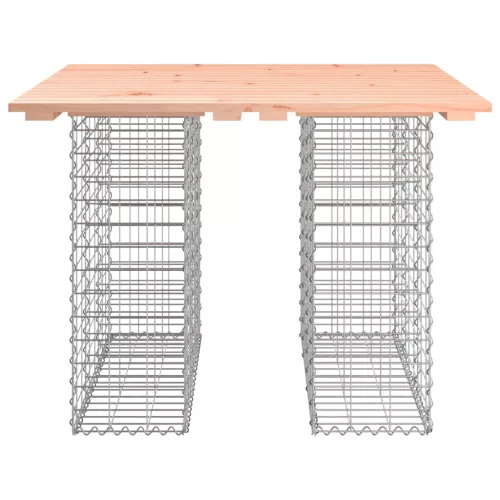  tömör duglászfenyő gabion kerti pad 100x102x72 cm