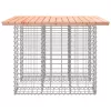  tömör duglászfenyő gabion kerti pad 100x102x72 cm
