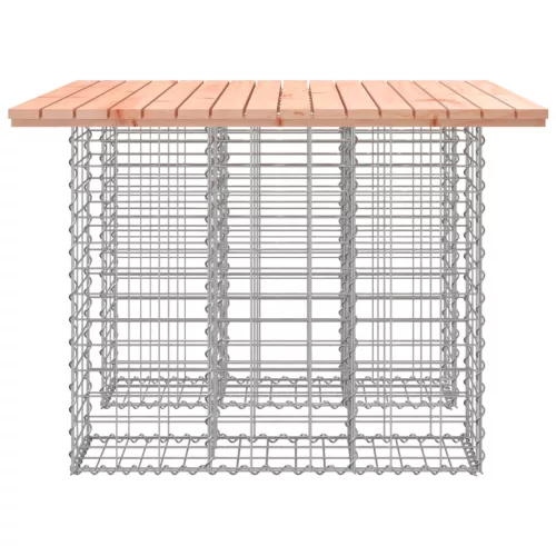  tömör duglászfenyő gabion kerti pad 100x102x72 cm