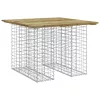  impregnált fenyőfa gabion kerti pad 100 x 102 x 72 cm