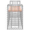  tömör duglászfenyő gabion kerti pad 183x41x60,5 cm