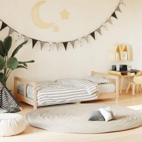  tömör fenyőfa gyerekágykeret 80 x 160 cm