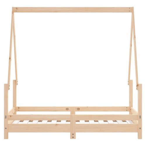  tömör fenyőfa gyerekágykeret 70 x 140 cm