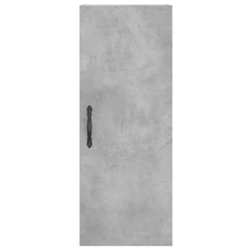 betonszürke szerelt fa fali szekrény 34,5x34x90 cm