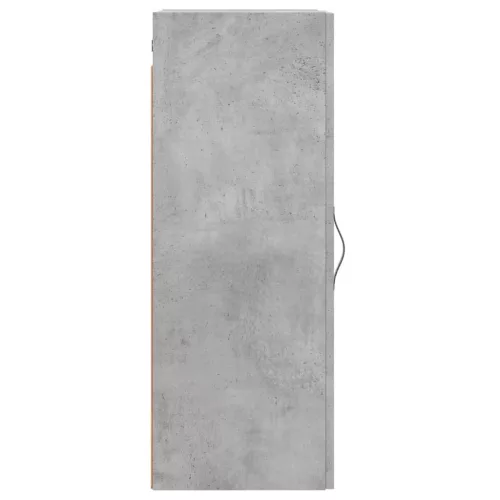  betonszürke szerelt fa fali szekrény 34,5x34x90 cm